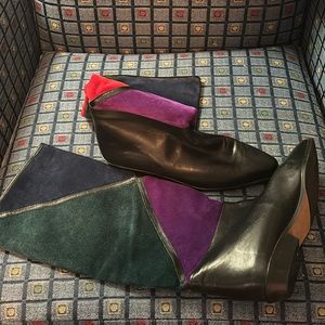 Field Manor Italy Imported Genuine Leather Boots Size 7B